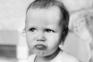 angry baby