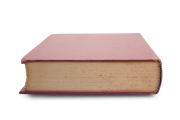 Old book isolated on white