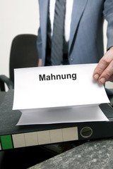 Mahnung