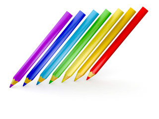 3D colour pencils