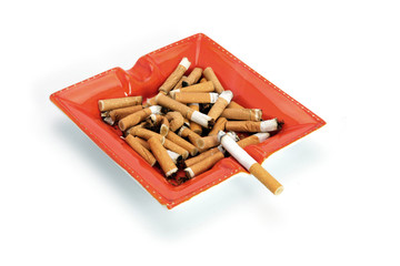 Cigarettes in an ashtray