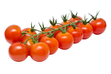 Red Cherry Tomatoes Isolated
