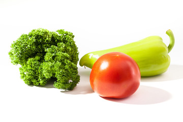 Colors of vegetables