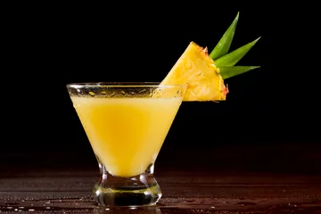 Fotobehang pineapple martini © wollertz