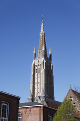Eglise Notre Dame à Bruges, Belgique