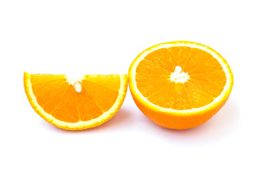 orange isolated on white background