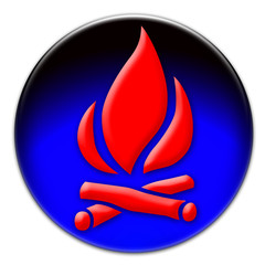 Red fire icon