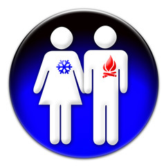 Man and woman icon