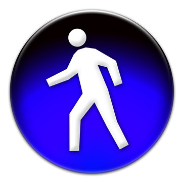 Pedestrian icon illustration