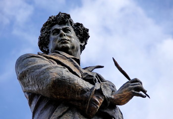 Alexandre Dumas, plume à la main