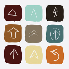 arrow icons
