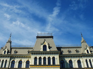 Fototapeta na wymiar Part of art nouveau building (Riga, Latvia)