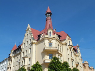 Fototapeta premium Part of art nouveau building (Riga, Latvia)
