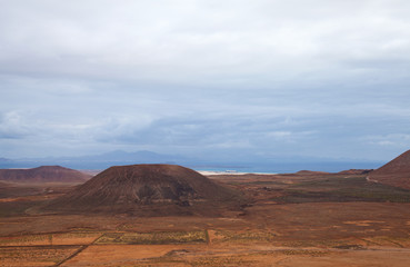 Inland Northern Fuerteventura, view from Montana de Ecanfraga