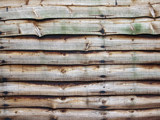 Wooded fence panel