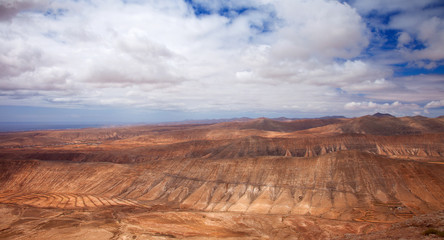 Inland Northern Fuerteventura, view from Montana de Ecanfraga
