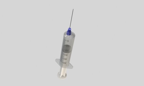 syringe with niddle