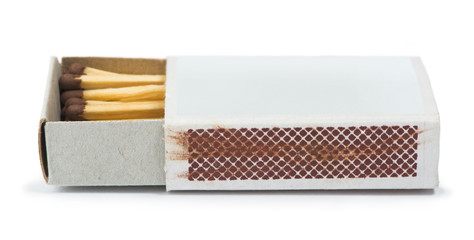White isolated matches and matchsticks