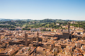 Fototapeta na wymiar Florence panoramic view