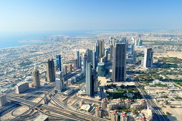Naklejka na ściany i meble Dubai View.