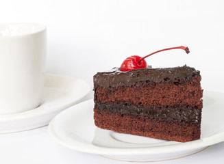 chocolate cake.
