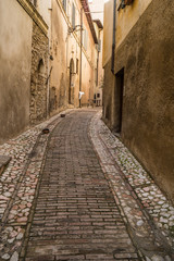 Fototapeta na wymiar Medieval alley