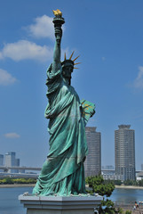 Réplique de la statue de la liberté à Odaiba, Tokyo