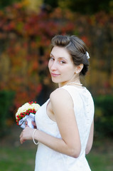 Beautiful young bride