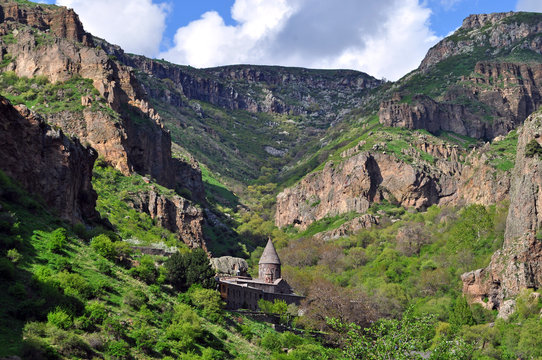 sacred Monastery of Geghard in Armenia