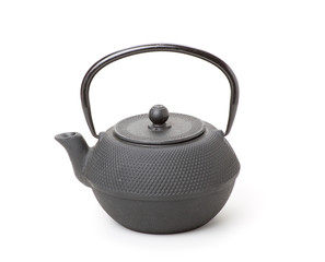 Chinese traditional teapot isolated on white background