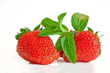 Strawberry and mint