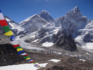 Everest et Nupste vus depuis le Kala Patthar 5554 m, Népal