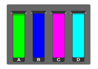 Gri renkli menü tasarımı