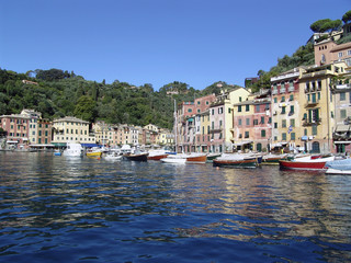 The famous Portofino village