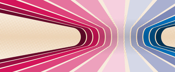Background with stripes in perspective