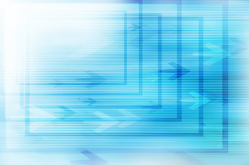 Abstract blue technology background.