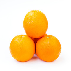 orange isolated on white background