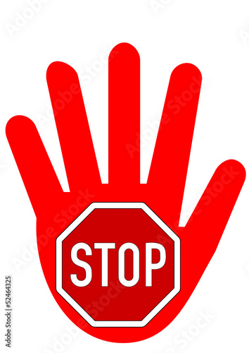 Stop Hand Bild Kostenlos