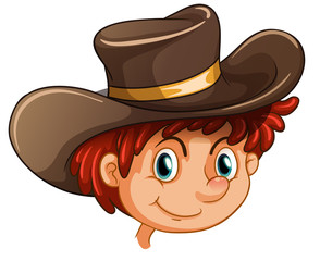 An image of a boy wearing a hat