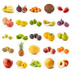 various fruits