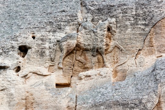 The Madara Rider is an early medieval large rock relief, Bulgari