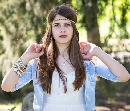 portrait of beautiful girl