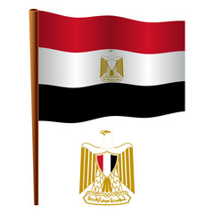 egypt wavy flag
