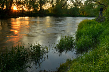 Late afternoon fishing
