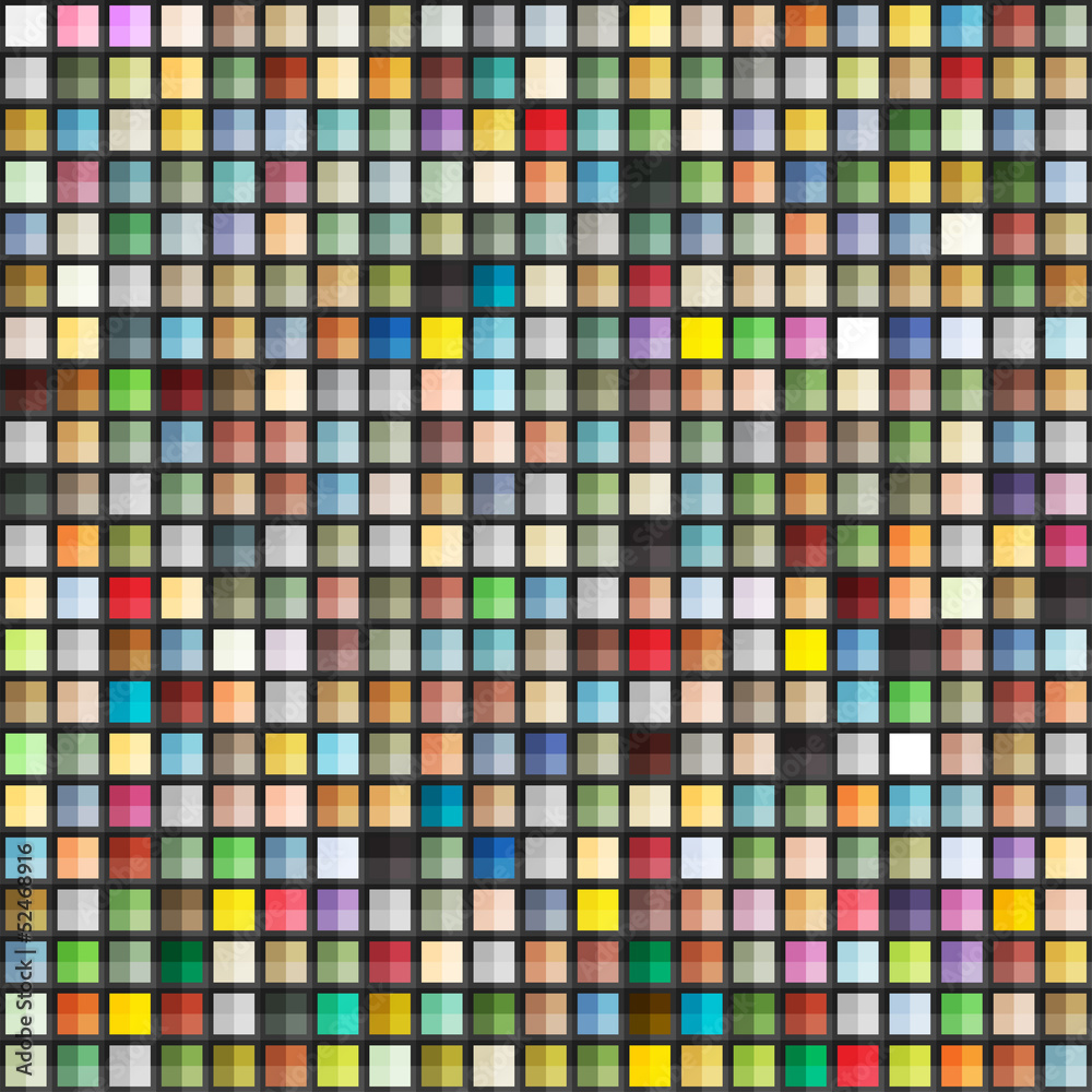 Aufkleber abstract geometric seamless background of color squares