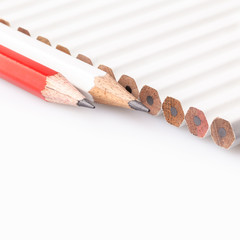 White pencils