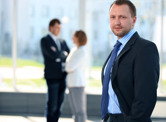 Fototapeta premium Successful businessman at the office