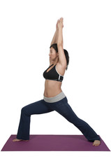 Fototapeta premium Asian Woman Doing Yoga