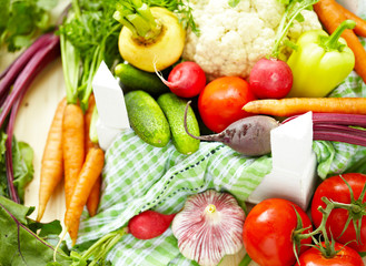 Fresh Vegetables in a Box
