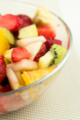 salad with fresh fruits and berries